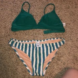 J Crew Triangle Bikini top
